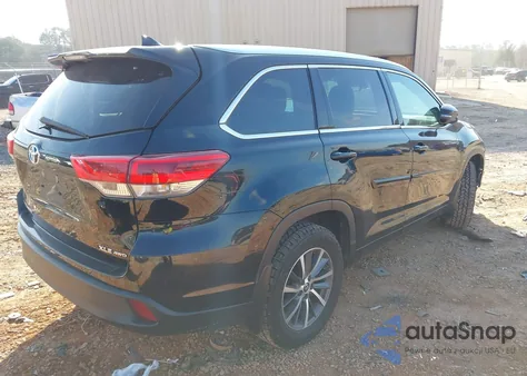 2018 Toyota Highlander Xle from USA, damaged, VIN 5TDJZRFH2JS542288